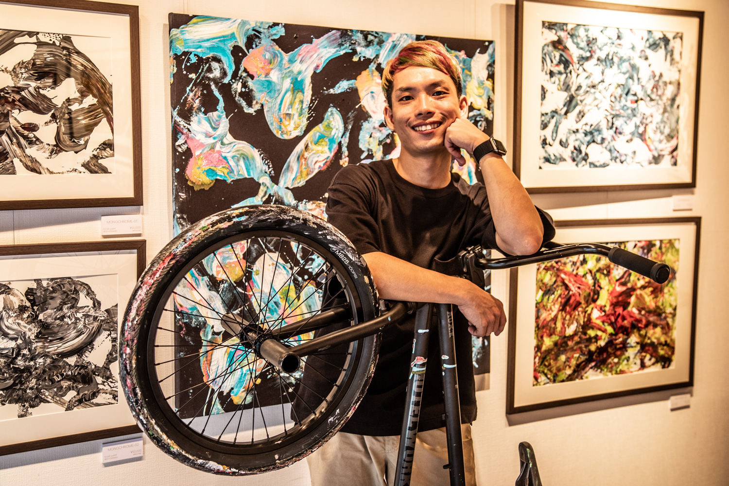 BMXとアートの融合 吉田ナオ絵画展「RIDRAWING 自転車で描く世界」 | 81BMX